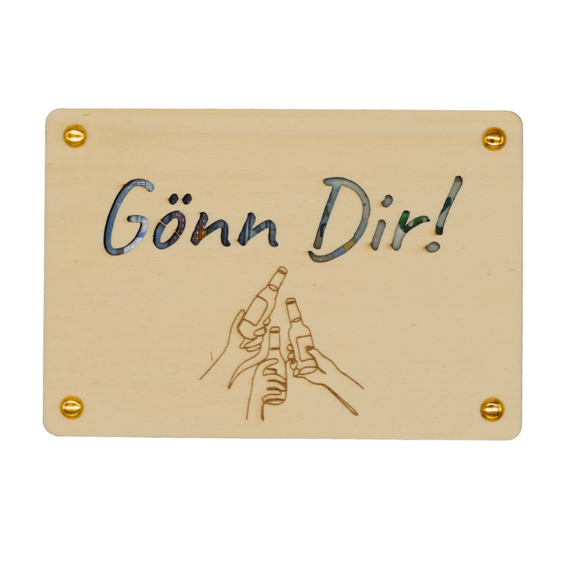 Geldgeschenk aus Holz zum Geburtstag – Gönn Dir!