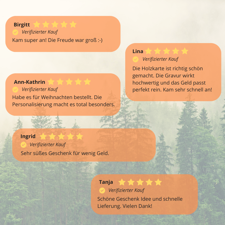 Personalisierbarer Gutschein zum Freirubbeln