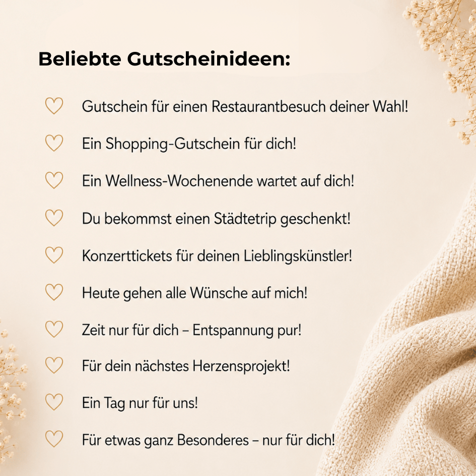 Personalisierbarer Gutschein – Herz zum Freirubbeln